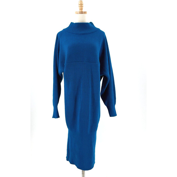 Amilano Dresses & Skirts - Vintage 80s 90s Amilano Womens Knit Sweater Dress (No Size) M-L Retro Oversized